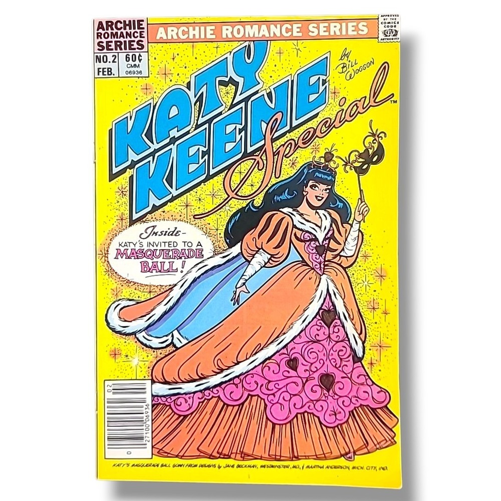 Katy Keene Special #2 Archie Romance Series (Feb) Masquerade Ball Cover‎ 1984